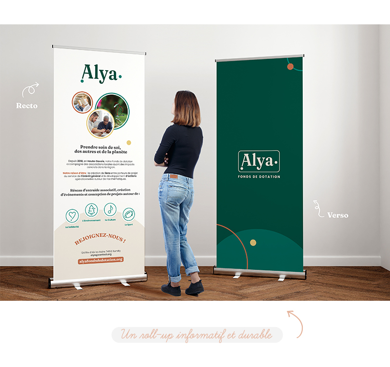 Un roll-up informatif et durable